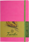 Pentalic 6" x 8" Pocket Dot Grid Traveler Journal, 160 Pages, Bright Pink...