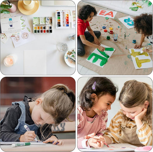 24pcs Calligraphy Stencil Kit, Various Shapes Letters Numbers Patterns Common Symbols Graphics Templates Reusable Painting Stencils for Wall Chalk...