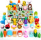JOYIN 36 Pcs Animal 3D Erasers, Fun and Cute Mini Pencil Erasers for Kids, Puzzle Take Apart Eraser, Classroom Rewards, Party Favors, Desk Pets, T...