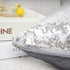 YOUR SMILE Pack of 2, New Luxury Series Silver Decorative Glitzy Sequin & Comfy Satin Solid Throw Pillow Cover Cushion Case for Wedding/Christmas,...