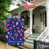 Louise Maelys 4th of July Patriotic Garden Flag 12x18 Double Sided, Small Burlap Welcome Fireworks Garden Yard House Flags for Memorial Independen...