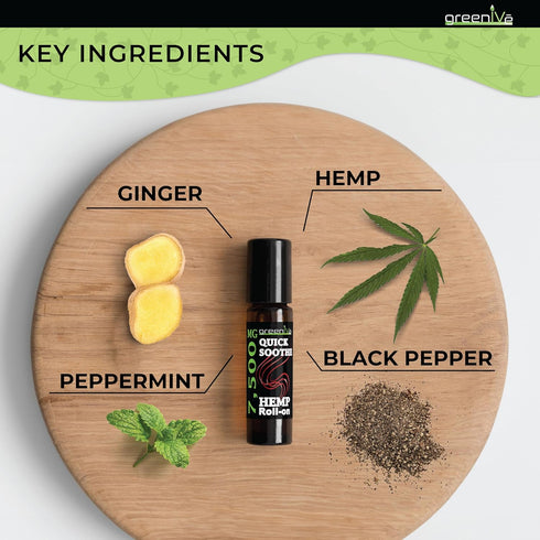 7,500mg Hemp Roll-On Quick Soothe Therapeutic Essential Oil Blend Exclusively on Amazon (1)...