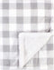 Hudson Baby Unisex Baby Plush Mink and Sherpa Blanket, Gray Plaid, One Size...