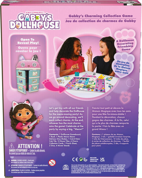 Gabby’s Dollhouse, Charming Collection Game Board Game for Kids Based on the Netflix Original Series Gabby’s Dollhouse Toys, for Kids Ages 4 and u...