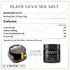 Hawaiian Black Lava Sea Salt - All-Natural Unrefined Hawaiian Sea Salt Infused with Activated Charcoal - Gorgeous Finishing Salt - No Gluten, No M...