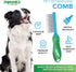 Pet Detangling Comb - 2 in 1 Dog Comb and Cat Comb Design for Long Hair & Short Hair - Metal Comb For Dogs and Cat Grooming to Safely Brush & Remo...