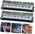 SAFIGLE 2pcs Inflatable Keyboard Musical Instrument Microphone for Kids Inflatable Toys for Kids Instruments for Kids PVC Inflatable Party Props C...
