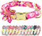 Beirui Cute Girl Dog Collars for Small Medium Large Dogs, Multiple Floral Patterns Female Pet Dog Collars with Flower for Wedding Holiday(M:Neck 1...