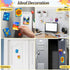 25 Pcs Magnetic Painting Canvas Panel Magnetic Mini Canvas Boards Magnetic Canvases for Painting Magnetic Mini Tile Art for Fridge Locker Art Pain...