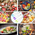 6PCS Mini Tong, Hand Shape Silicone Food Tongs, 5Inch Kid Tongs for Sugar Cubes, Serving Food, Colorful Kitchen Tongs Perfect for Kids by Hovesty...