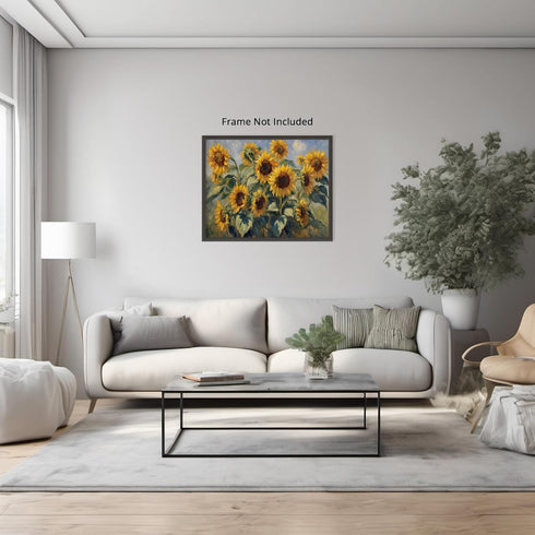 Posterizer 1 pcs-floral- plants design for nature lovers-oil painting style 3-Floral & Botanical Art-Landscape & Nature Art-Decor for Home & Offic...