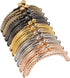 PH PandaHall 10pcs Metal Purse Frame 5 Color 8.5cm/3.3" Retro Arch Metal Purse Coin Bag DIY Craft Frame Kiss Clasp Lock for Bag Sewing Craft Tailo...