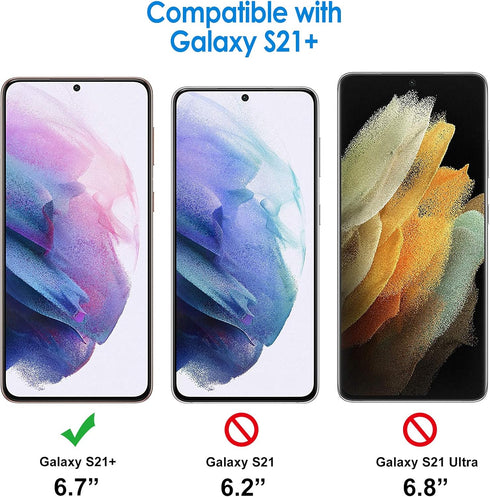 JETech Screen Protector Compatible with Samsung Galaxy S21+ / S21 Plus 5G 6.7-Inch, HD Clarity, Flexible TPU Film Compatible with Fingerprint Sens...
