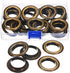 25 Sets 1 Inch Grommets Kit Metal Eyelets with Washers Curtain Grommet for Leather, Tarp, Canvas(Bronze)...