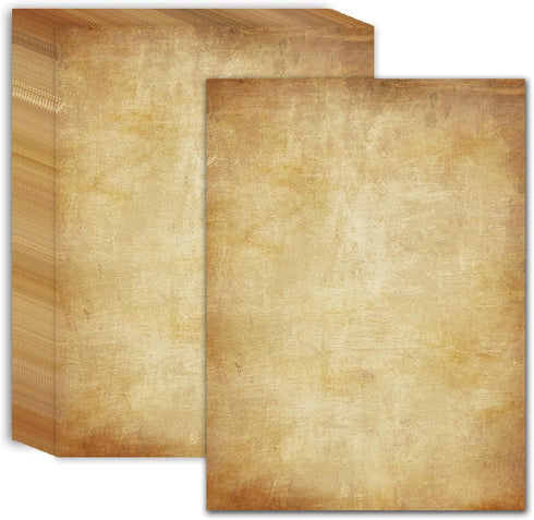 Stationery Writing Paper, 60 Sheets, 8.5" x 11", Vintage Thicker Double Sided Printing Paper, Antique Looking Letterhead Paper for Certificate, In...