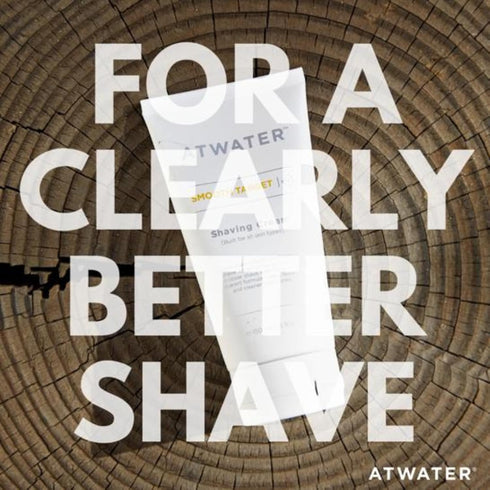 ATWATER Smooth Target Mens Shaving Cream, Pre- Shave & Shave Cream in One, Knick-Free and Irritation Free Protection - Sensitive Skin Shaving Crea...