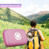 Car-Home Survival First-Aid Kit Emergency-Kit - Pink 273Piece Equipment Travel Supplies First Aid Set Home Essentials Camping Hiking YIDERBO...