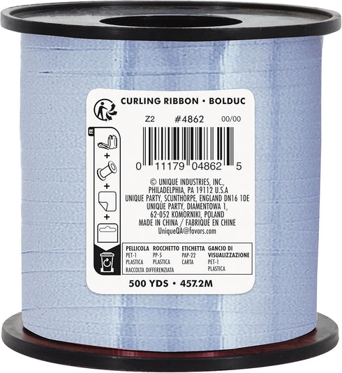 Unique 500 Yards Elegant Baby Blue Curling Ribbon - 1 Roll Of Premium Plastic, Durable - Perfect For Every Occasion...