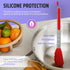 Kaluns Kitchen Tongs - Silicone Tip Stainless Steel Set, 7, 9, 12 Inch Tongs Plus Heat Resistant Spatula, Non-stick Serving Utensils...
