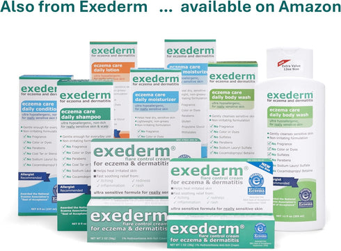 Exederm Flare Control Cream for Eczema & Dermatitis, 2oz...