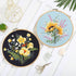 Santune 3 Pack Flower Embroidery Kit for Beginners Adults Cross Stitch Kits for Beginners Hand Embroidery with Plant Patterns and Instructions DIY...