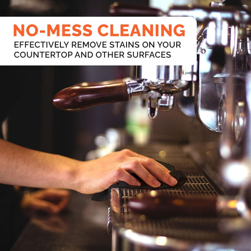 Fox Trot Bar Keepers Friend Coffee Cleaner Panther Pack Microfiber Cleaning Cloth & Scrub Bundle, With A 12oz Coffee Pot Cleaner & Dual-Action Mic...
