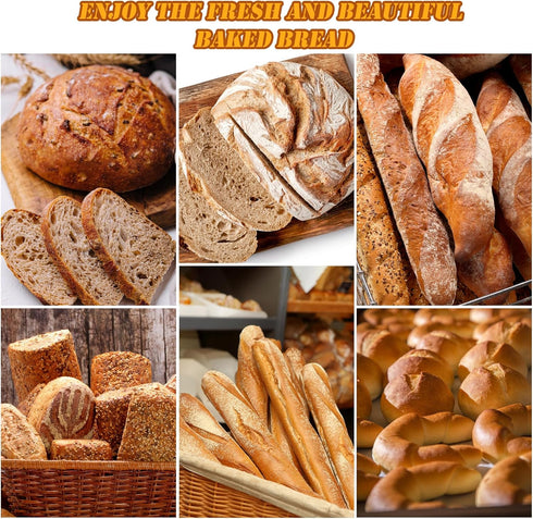 Palksky 200PCS Bowl Covers for Bread Proofing, Bread Cover for Rising, Elastic Plastic Bread Bowl Cover for Bakery Home Baking, Sourdough Bowl Bas...