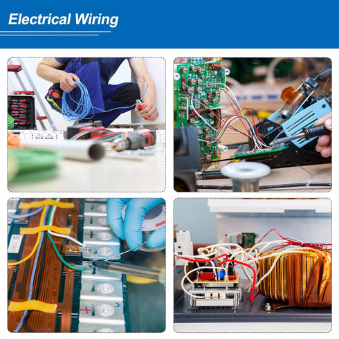 MECCANIXITY 26AWG Wire 26 Gauge Stranded Wire PVC Hookup Wire 30M/100ft Green, Electrical Wire UL1007 Spool Tinned Copper Wire for Internal Connec...