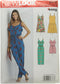 NEW LOOK 6373 Misses' Jumpsuit or Romper and Dresses Sewing Kit, Size A (8-10-12-14-16-18-20)...