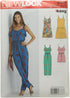 NEW LOOK 6373 Misses' Jumpsuit or Romper and Dresses Sewing Kit, Size A (8-10-12-14-16-18-20)...