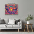 Posterizer 1 pcs- psychedelic funky hippie colorful landscape 5-Abstract & Modern Art-Fantasy & Fiction Art- Living Room Bedroom Decor- unframed w...