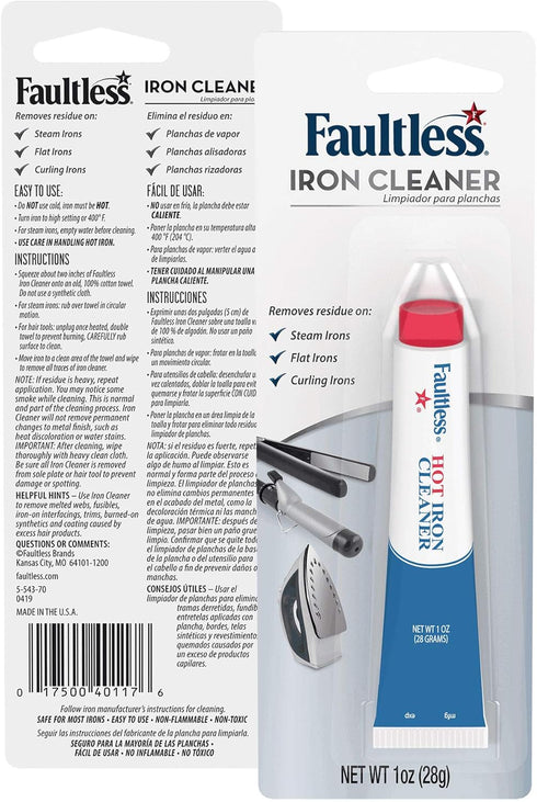 Faultless Starch 40110 Faultless Hot Iron Cleaner1oz (28 Grams)...