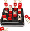 3D Tic Tac Toe Game, travel pack, connect 4 in a row Classic & Challenging Board Sizes, travel board games, kids games, family games, travel XO bo...