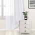 DWCN Living Room Sheer Curtains 95 inch Length 2 Panels Set, White Rod Pocket Lightweight Airy & Elegant Window Treatments, Casual Voile Sheer Dra...