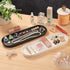 VanEnjoy White Vanity Tray for Bathroom Counter, Long Narrow Tray Ceramic Tray for Kitchen Counter for Soap Bottles...