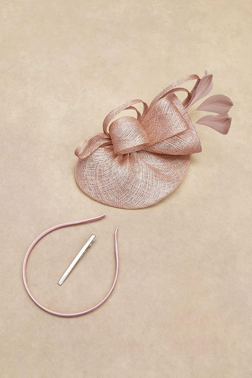 BABEYOND Women's Pillbox Fascinator Hat Kentucky Derby Hat Feather Fascinator Headband Tea Party Fascinator Hat for Cocktail...