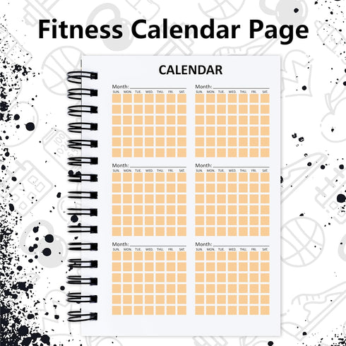 3 PCS Fitness tracker journal Portable fitness workout notebook 90-Day Perfect Workout Planner for Tracking Your Daily Progress,5.5 x 3.93 inch...