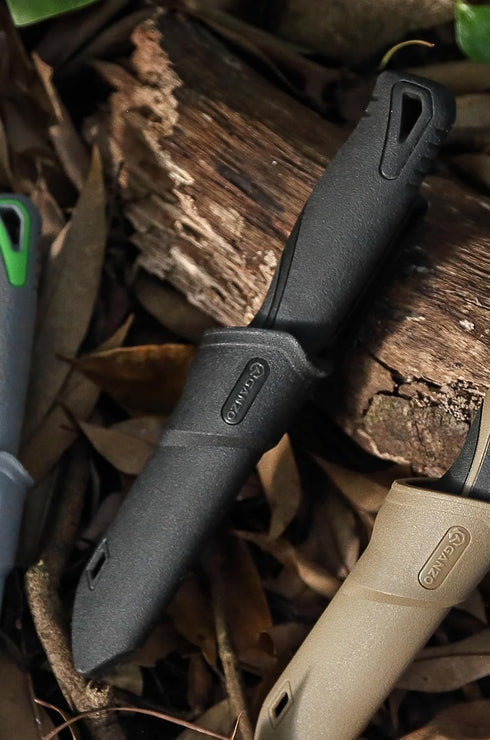 Ganzo G807-BK Fixed Blade Knife 9CR14 Stainless Steel Blade Ergonomic Anti-Slip Handle Camping Hunting Fishing Outdoor EDC Knife with PP Scabbard ...