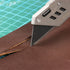 HAUTMEC 20-Pack Utility Knife Blades with a Safety Dispenser, Standard Replacement Blades for Heavy Duty Utility Knives and Box Cutters, Sharper S...