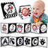 High Contrast Baby Toys For Newborn? Black And White Baby Toys Book 0-3 Months - Tummy Time Mirror For Infant 6 7 8 9 10 11 12 Months Developmenta...