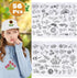 Flower Embroidery Transfer Patterns, 56 Pcs Water Soluble Stabilizer for Embroidery Paper Patch Adhesive Tear Away Embroidery Stabilizer for Hand ...