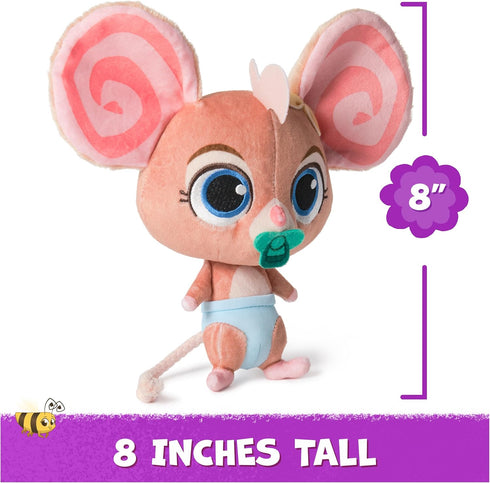Baby Mouse Plush Toy, 8-Inch Tall Stuffed Animals with Super-Soft Fur, Kids Toys for Girls & Boys Ages 3 and up...