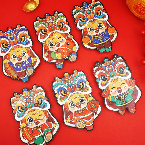 18 Pcs Red Envelopes Chinese New Year 2024 Cute Dragon Shape Red Envelope Lunar New Year Hong Bao Red Pocket Lucky Money Envelopes Cash For Gifts ...