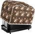 Coffee Design 2 Slice Toaster Dust Covers Long Slot Decorative Lotus Print Kitchen Bread Maker Covers Stain Resistant Appliance Cover...
