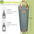 Tirrinia Single Wine Gift Tote Bag, Insulated Padded Thermal Wine Bottle Carrying Cooler Carrier for Travel, Picnic, Great Gift for Wine Lover, Gr...