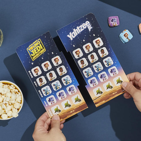 Hasbro Gaming Yahtzee Jr. Star War: Young Jedi Adventures Edition Board Game for Kids | Ages 4+ | 2-4 Players | Counting and Matching Games for Pr...