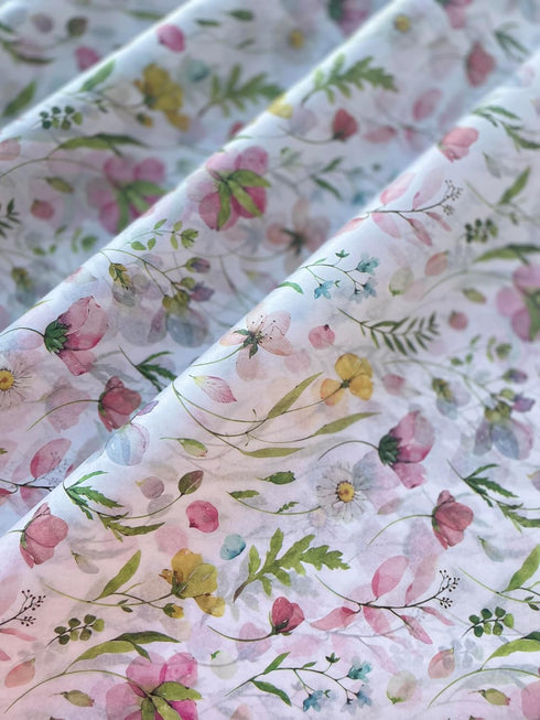 Tissue Paper, 50 Sheets 14*20" Wrapping Tissue Paper for Your Special Occasions, Patterned Tissue Paper for Crafts, Spring Tissue Paper for Your B...