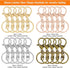 20pcs Lobster Claw Clasps Keychain for Jewelry Making,Metal Lobster Clasp Lobster Claw Clasps Hook with Flat Split Keychain Ring with Swivel Trigg...