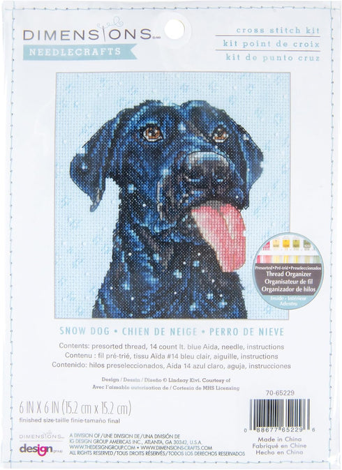 Dimensions Be Kind to Yourself Embroidery Needlepoint Kit for Beginners, 5" x 7", Printed Fabric 4 Piece...