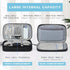 FYY Travel Cable Organizer Pouch Electronic Accessories Carry Case Portable Waterproof Double Layers All-in-One Storage Bag for Cord, Charger, Pho...